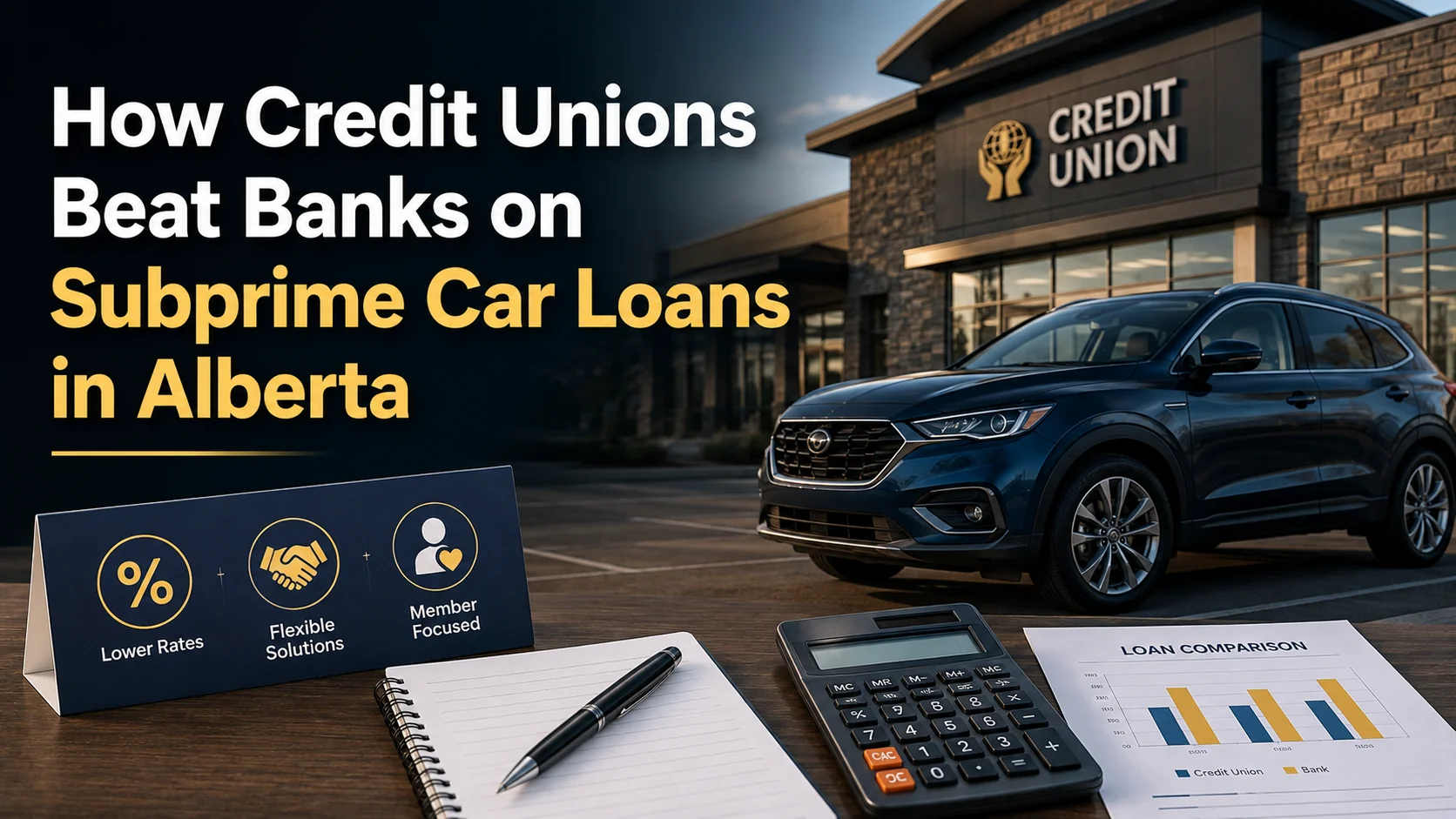 How Credit Unions Beat Banks on Subprime Car Loans in Alberta